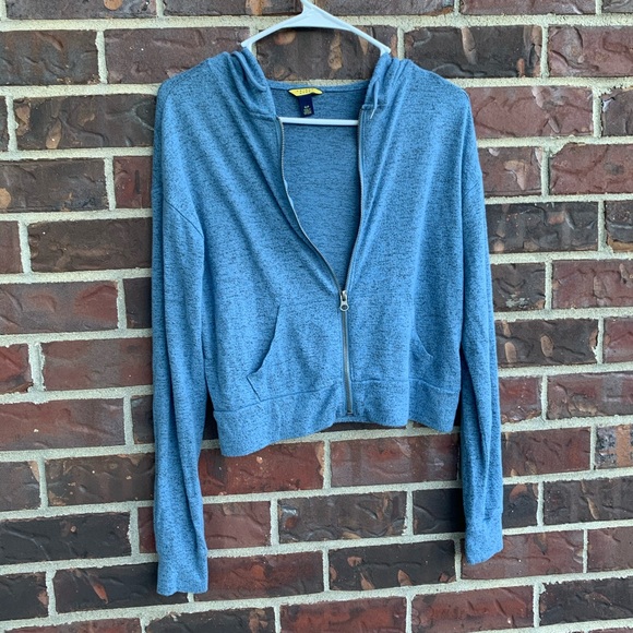 Prince & Fox Small Blue Zip Up Jacket for Women - Picture 3 of 4